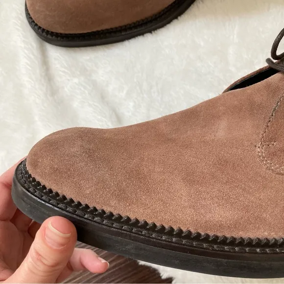 Bugatchi Men’s suede chukka boots lace up size 12