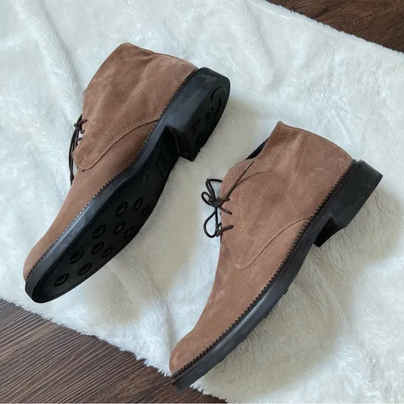 Bugatchi Men’s suede chukka boots lace up size 12