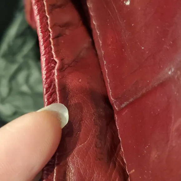 Burberry Lipstick Red Round Ballerina Flats