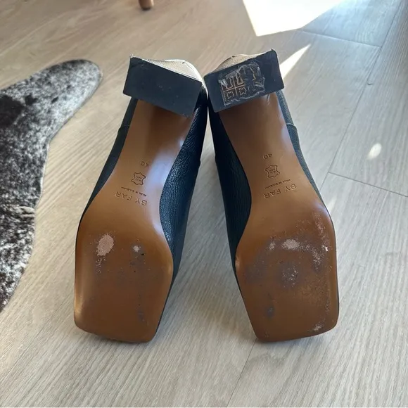 BY FAR Leather Lace-Up Boots
