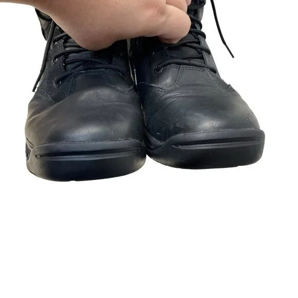 Cabela's Dry Plus Waterproof Lace-Up Combat Boots Shoe Mens 9.5D Black