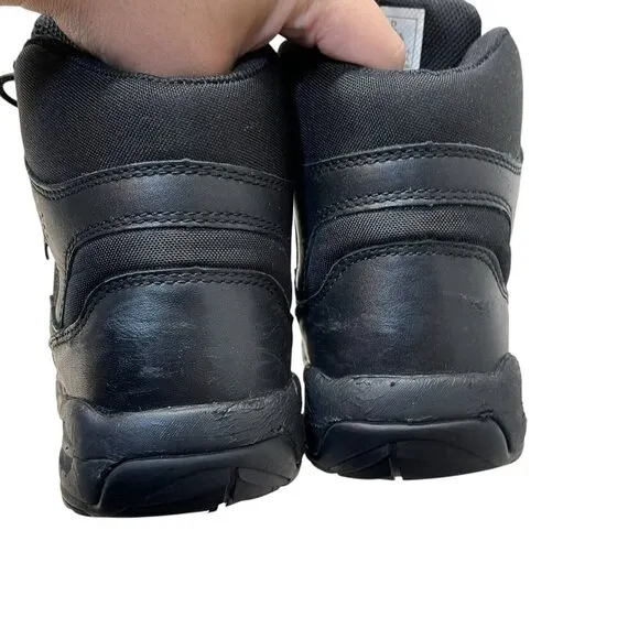 Cabela's Dry Plus Waterproof Lace-Up Combat Boots Shoe Mens 9.5D Black