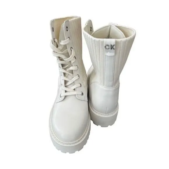 Calvin Klein Lace-up Boots size 9.5