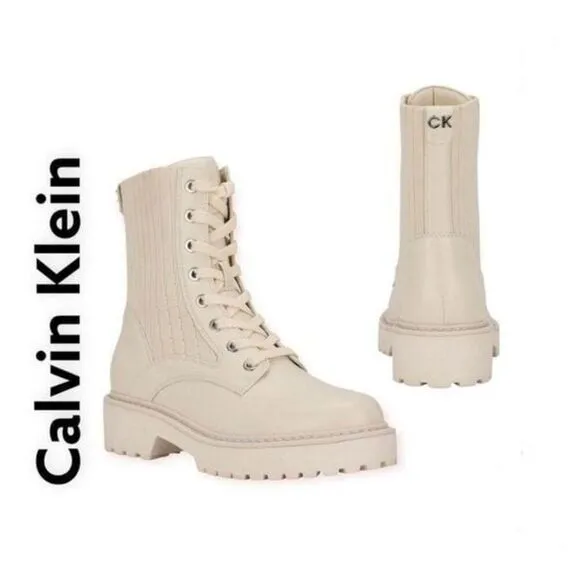 Calvin Klein Lace-up Boots size 9.5