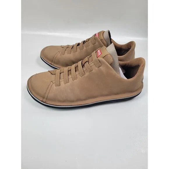 Camper Beetle Shoes Mens 7 US Brown Nubuck Lightweight Casual