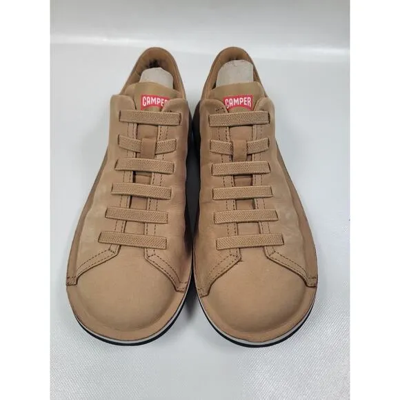 Camper Beetle Shoes Mens 7 US Brown Nubuck Lightweight Casual