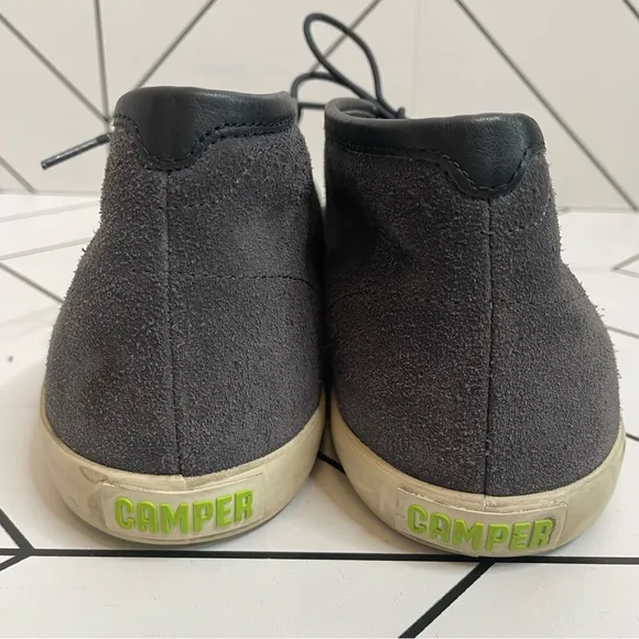 Camper | Suede Lace Up Chukka Ankle Boot Sneakers Gray Size 45