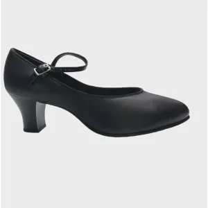 CAPEZIO 650 Footlight Character Shoes Various Adult Sizes Black 2&quot; Heels NEW
