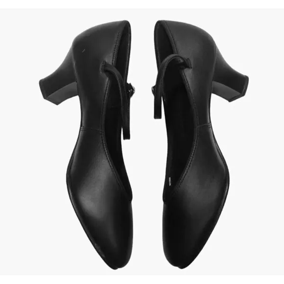 CAPEZIO 650 Footlight Character Shoes Various Adult Sizes Black 2&quot; Heels NEW
