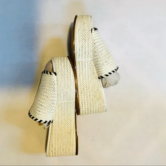 Casadei Woven Leather Wedges