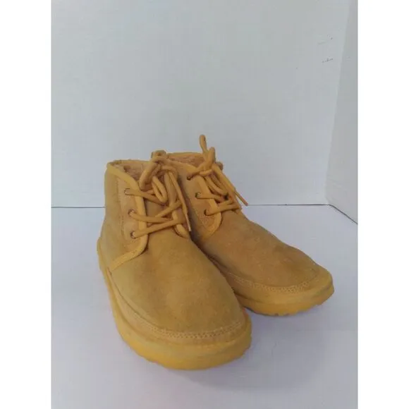 Casual Suede Chukka Boots Desert Ankle Boots Wheat Tan Lace-Up Comfort Shoes‎