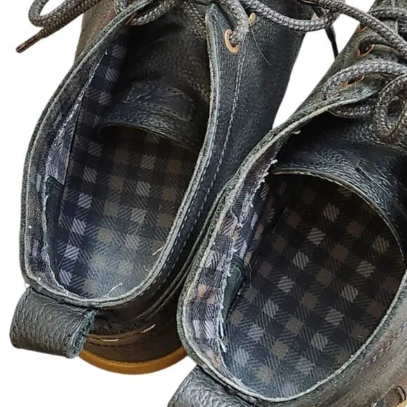Chaco mens black lace-up chukka boots men's 11