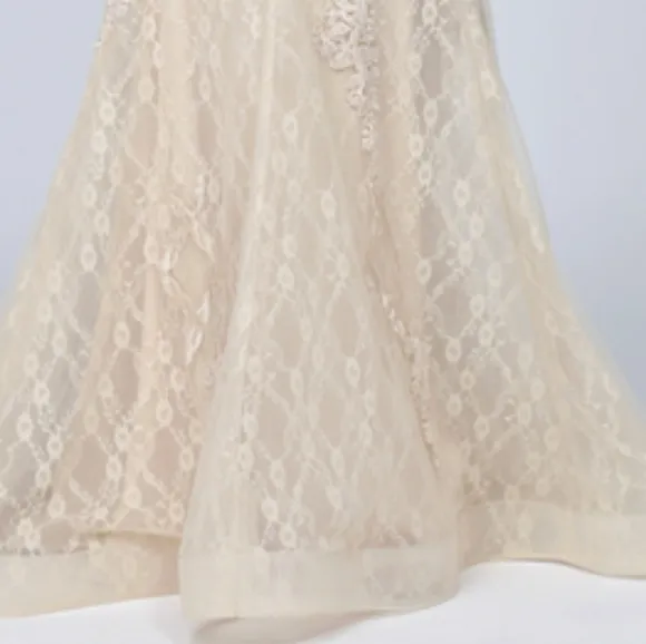 Champagne gold New lace mermaid formal evening mother of the bride