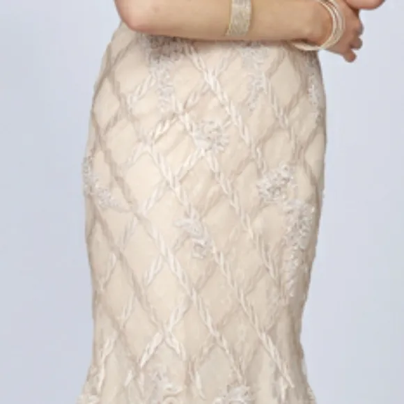 Champagne gold New lace mermaid formal evening mother of the bride