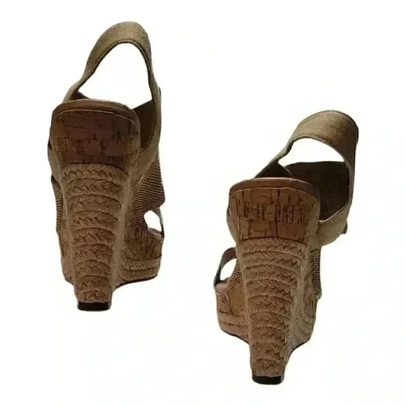 Charles By Charles David Women's Lupita Platform Cork Wedge Sandals