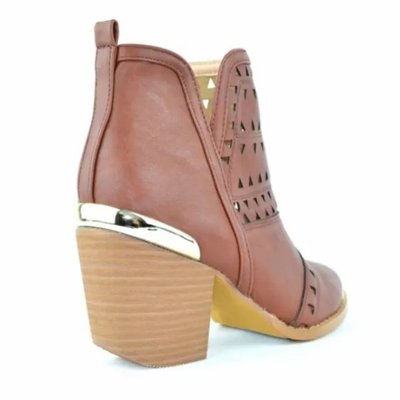 Chase   Chloe Coddy Ankle Bootie Boots Shoes