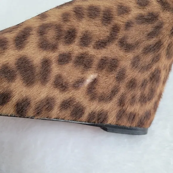 Christian Louboutin‎ Pony Hair Animal Print Wedge Heel Pumps