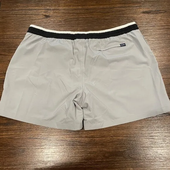 Chubbies Men's Sz XXXL Gray 5.5&quot; Classic Swim Trunk Boxer Brief Liner Stretch
