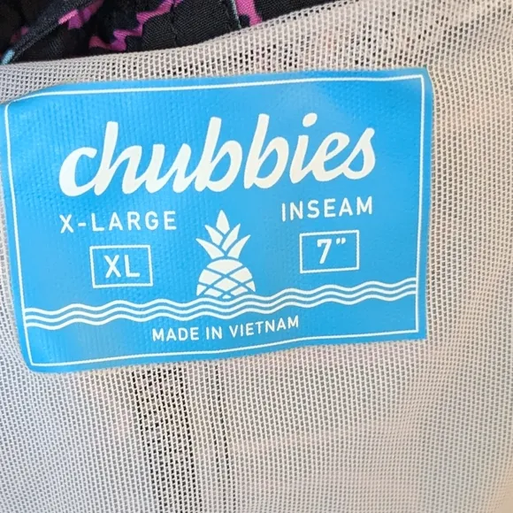 Chubbies Men's The Camp Scheels 7&quot; Classic Swim Trunks MN Theme Row the Boat XL