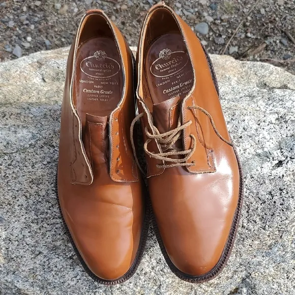 Church's Custom Grade Shannon Classic Brown Leather Derby Men's Shoes 9.5