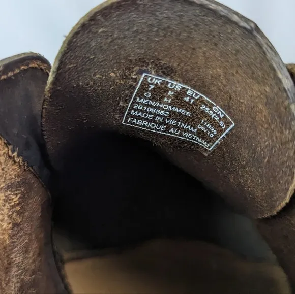 Clarks 8 Originals Desert Chukka Boots Brown Leather Beeswax Lace Up Dress Shoes