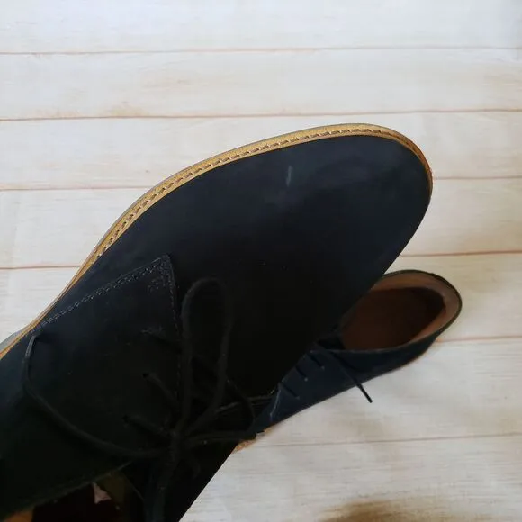 Clarks Atticus Limit Men's Black Nubuck Leather Lace Up Chukkas Boots Size 10M