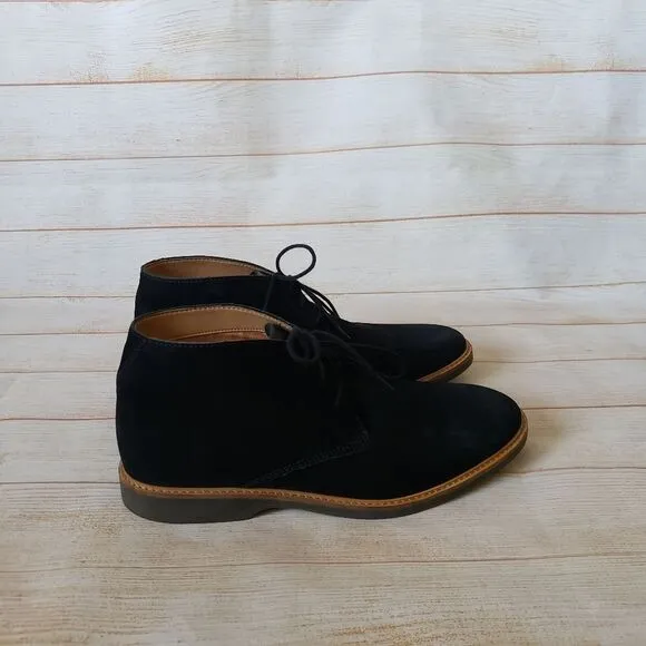 Clarks Atticus Limit Men's Black Nubuck Leather Lace Up Chukkas Boots Size 10M