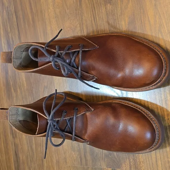 Clarks Originals Mens Trace Flare Brown Lace-up Chukka Boots