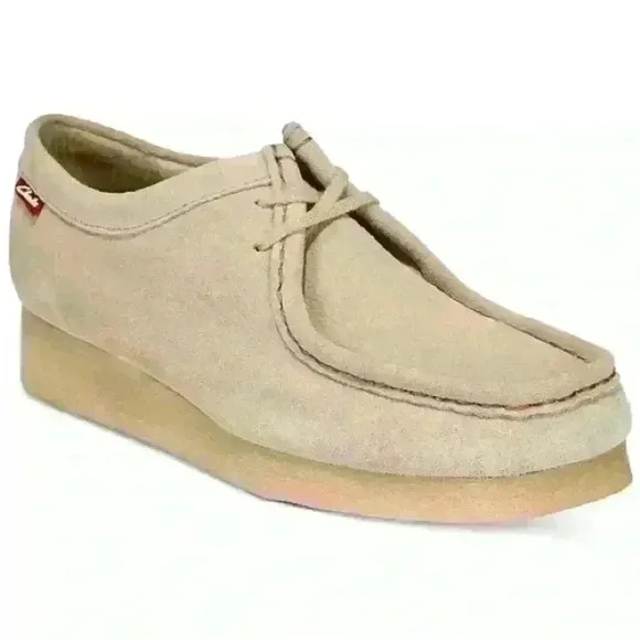 Clarks Padmora Women 9M Shoes Beige Suede Lace Up Comfort Oxford