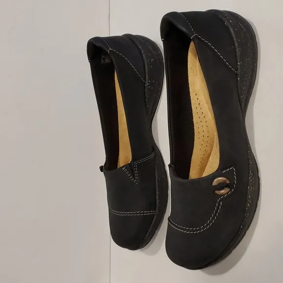 Clarks Roseville Sky Women's Leather Flats  Size 9.5 N NWOT'S