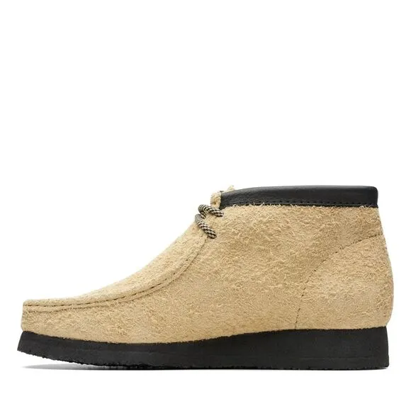 Clarks Wallabee Boot Men Size 11 Beige Suede Lace Up Ankle Boots 26174051