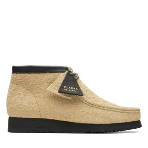 Clarks Wallabee Boot Men Size 11 Beige Suede Lace Up Ankle Boots 26174051
