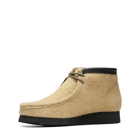 Clarks Wallabee Boot Men Size 11 Beige Suede Lace Up Ankle Boots 26174051