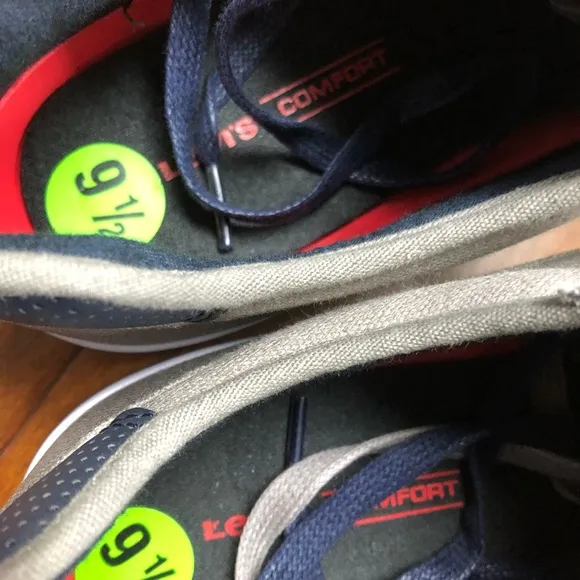 Classic Levi shoes Grey/Blue sz Various