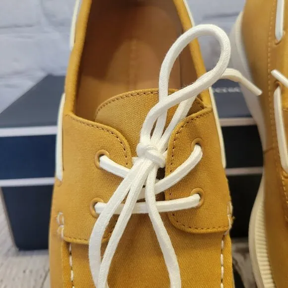Club Room Men's Elliot Lace-Up Boat Shoes- Sand