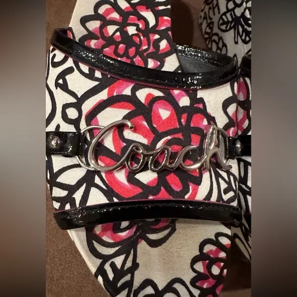Coach Carissa Poppy Flowers Platform Wedges