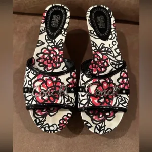 Coach Carissa Poppy Flowers Platform Wedges
