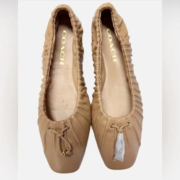Coach | Eleanor Leather Ballet Flats - New In Box