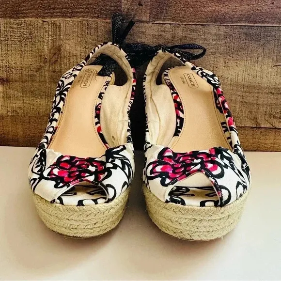 Coach Poppy Maritza Espadrille Wedges