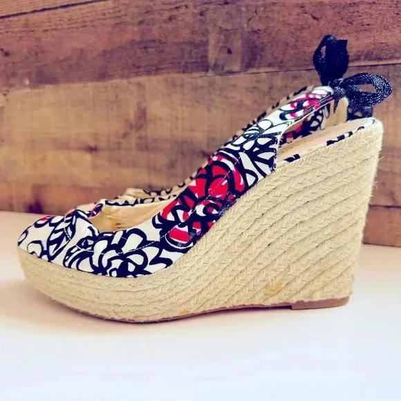 Coach Poppy Maritza Espadrille Wedges