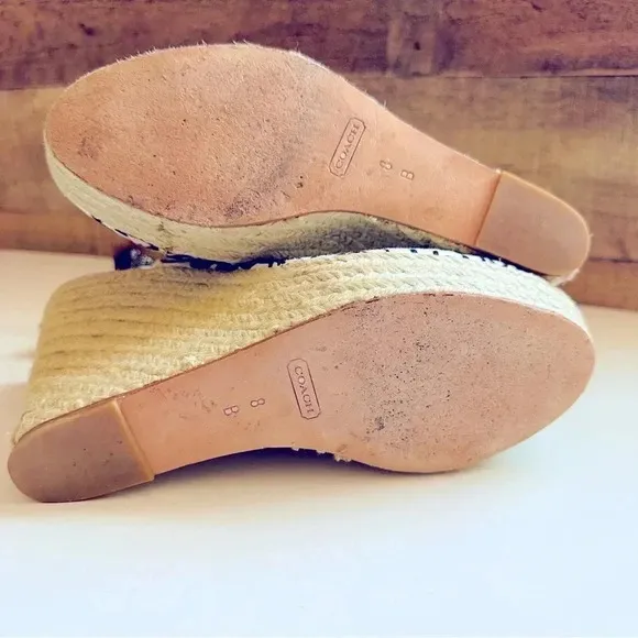 Coach Poppy Maritza Espadrille Wedges