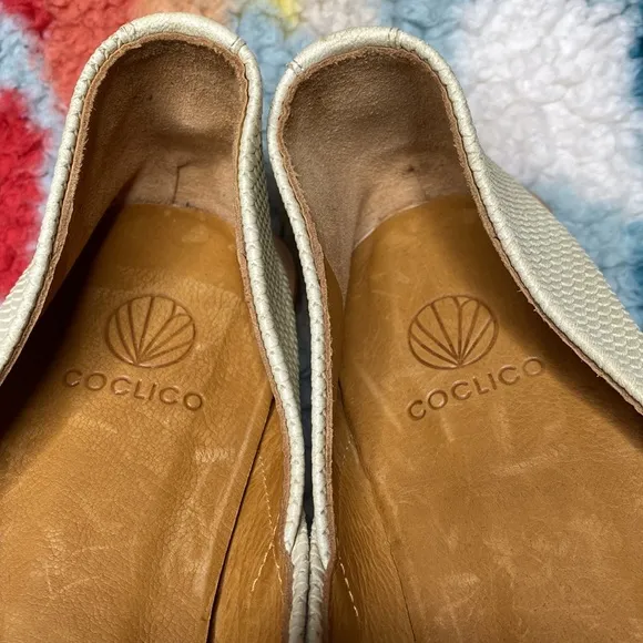 Coclico Henri embossed leather flats
