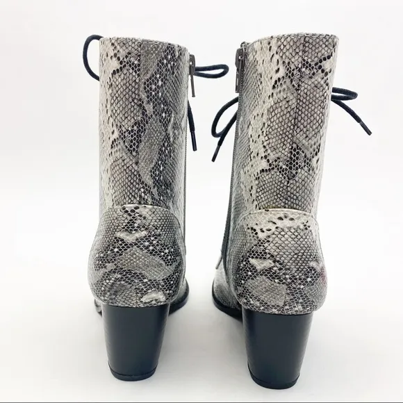 Coconuts By Matisse X Free People Cody Vegan Leather Lace Up Boots: Snakeskin