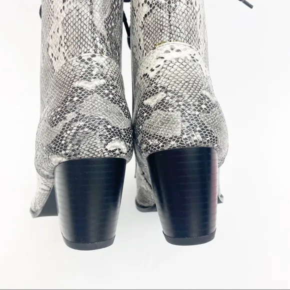 Coconuts By Matisse X Free People Cody Vegan Leather Lace Up Boots: Snakeskin