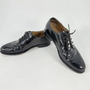 Cole Haan 11825 Black Leather Split Toe Oxford Derby Shoes 10 Vtg Made in USA