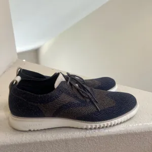 Cole Haan 2.Zerogrand Mens 10M US Blue Stitchlite Wingtip Oxford Shoes C27880 13
