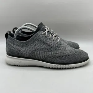 Cole Haan 2.Zerogrand Men's Size 9 M Gray Stitchlite Wingtip Oxford Shoes C27565