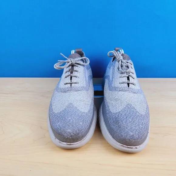Cole Haan 2.Zerogrand Stitchlite Mens Size 10‎ Shoes Grey Wingtip Oxford C28827