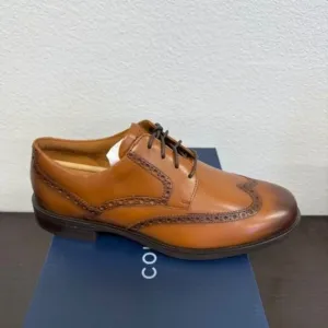 COLE HAAN Bedford Wingtip Oxford (Men) Size 9 British TAN NEW IN BOX