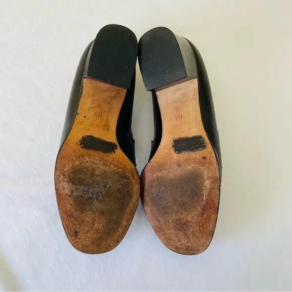 Cole Haan Black and Brown Loafers with Classic Design